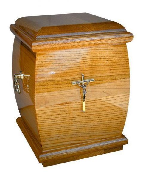 Drewniana urna